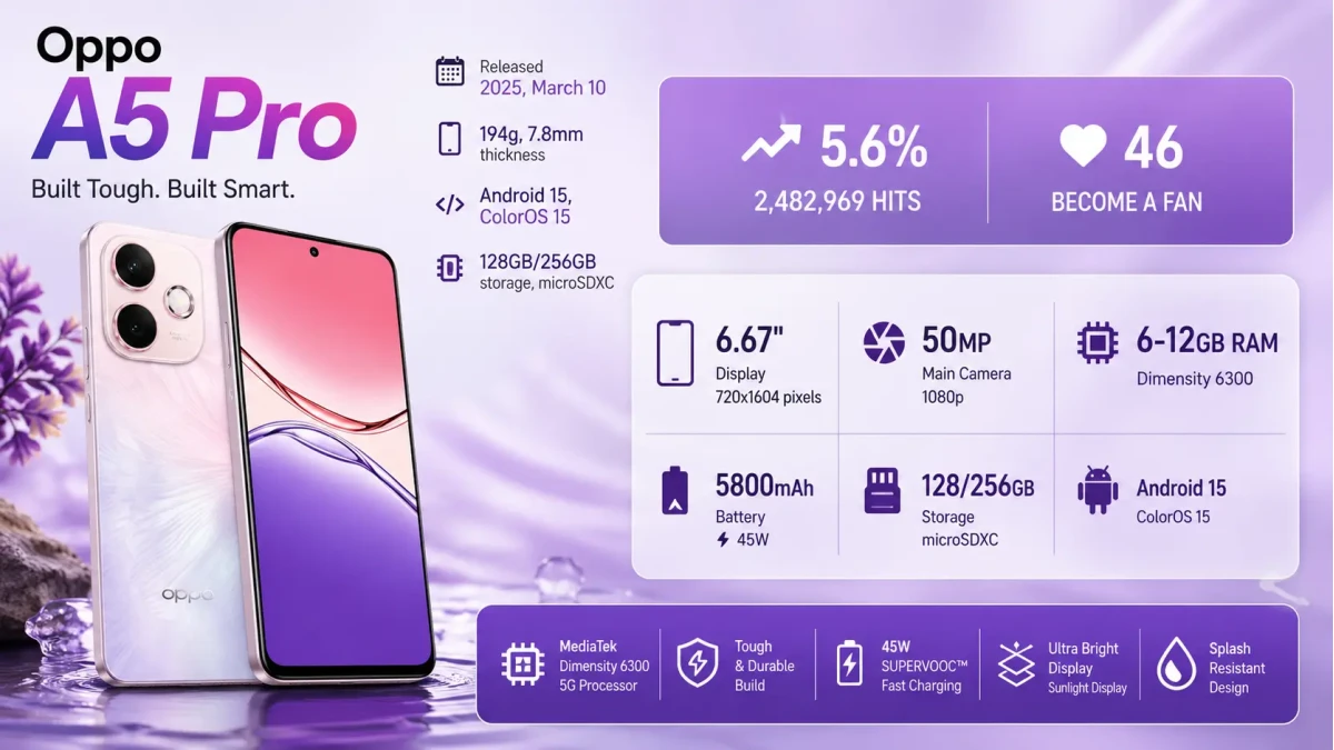 Oppo A5 Pro price in Bangladesh